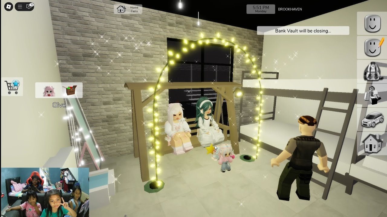 Drama Roblox Melody & Aluna Izin ke Polisi Camping 1x24 Jam di dalam penjara 🤣