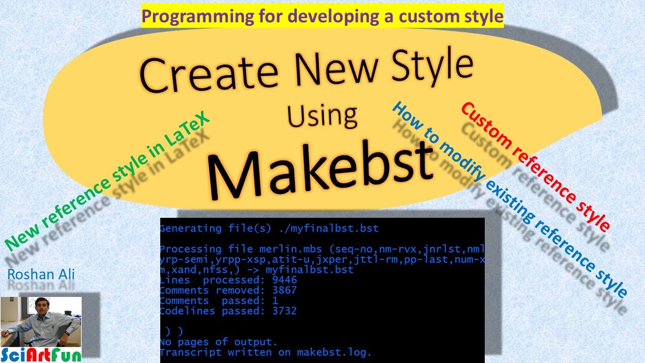 Learn LaTeX | How to create new reference styles with Makebst || Tutorial 11
