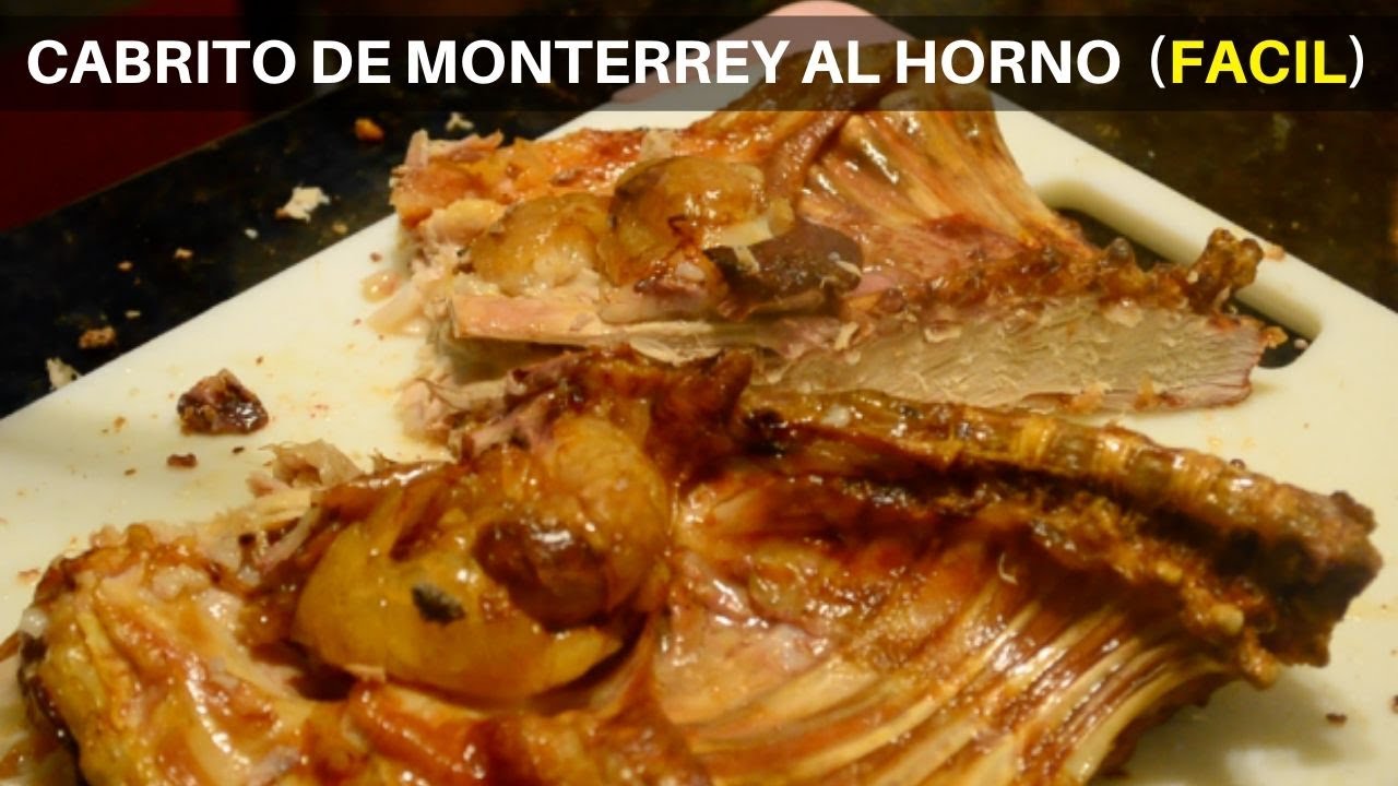 Como hacer CABRITO al HORNO estilo MONTERREY | Enmascarbon