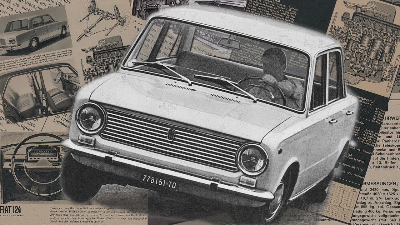 FIAT 124 • настоящий ИТАЛЬЯНЕЦ • каким он был? • ИСТОРИЯ автомобиля 1960-х
