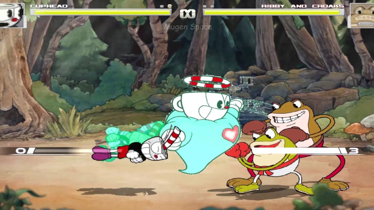 Cuphead VS Ribby and Croaks I Cuphead Mugen Battle