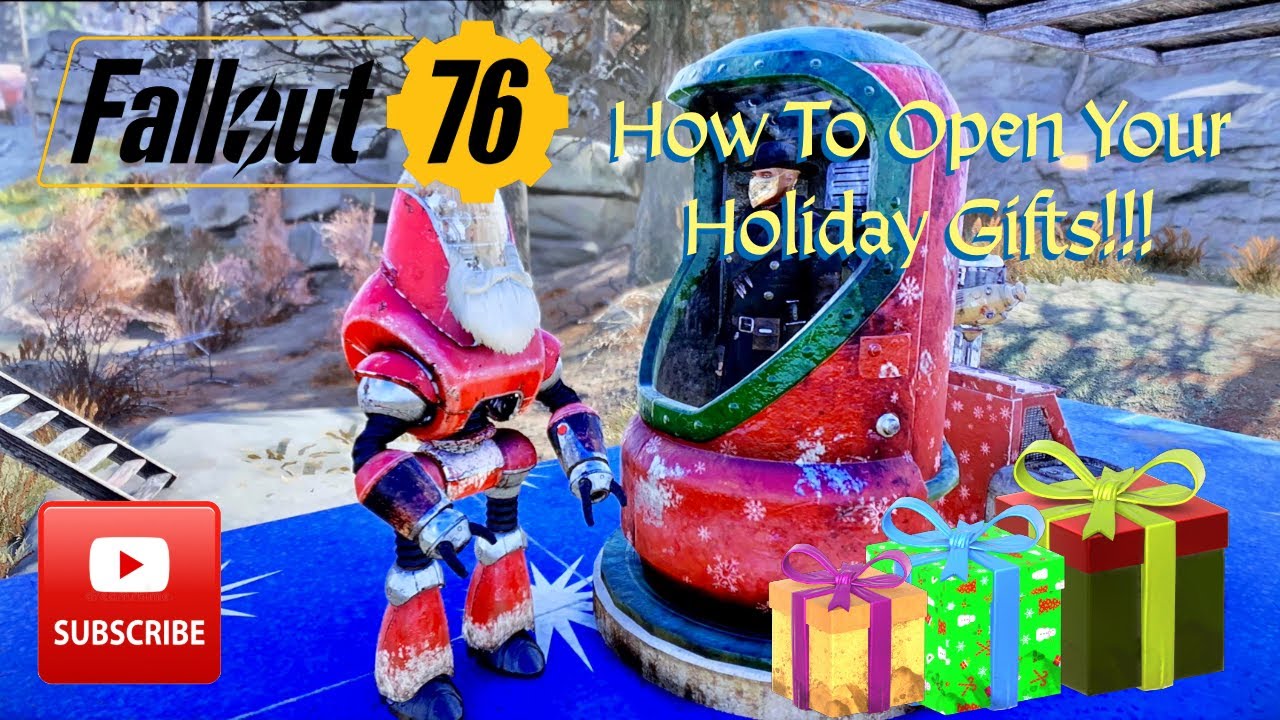 How To Open Your Holidays Gifts in Fallout 76!!!
