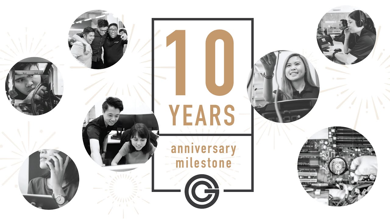 Computer Guys 10 Years Anniversary Milestone