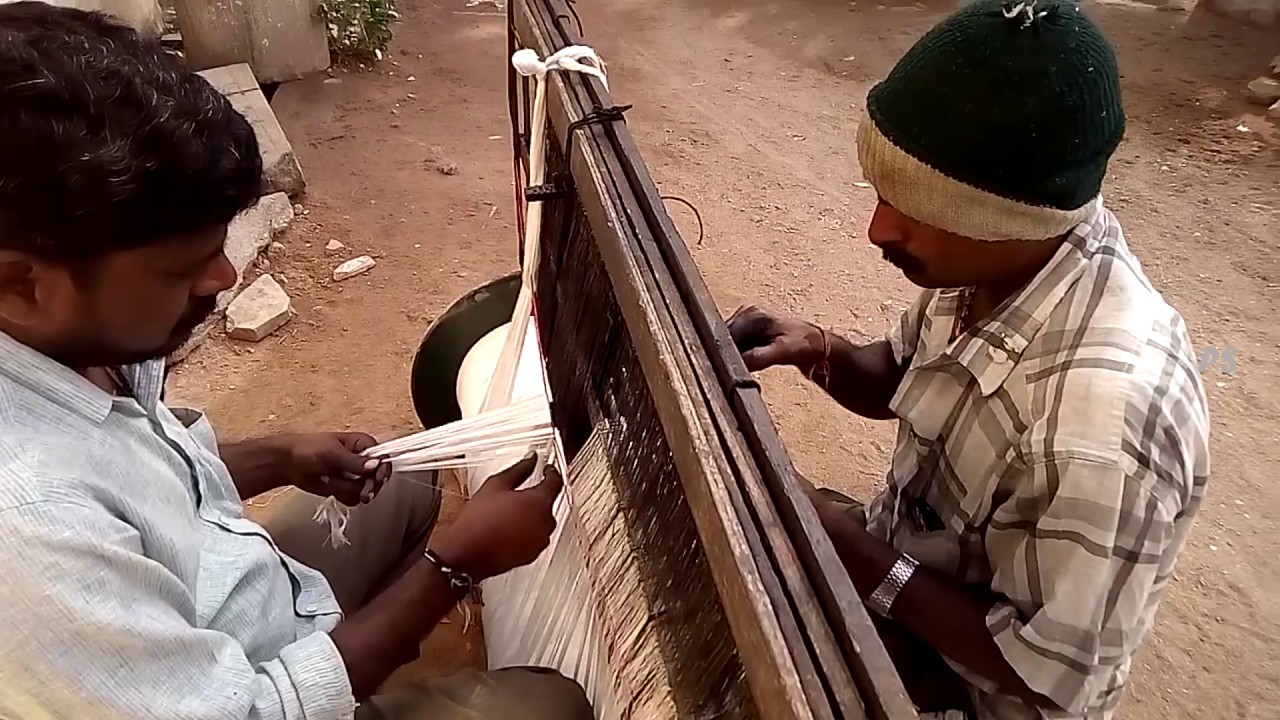 Beam filling for power looms in Sircilla Telangana|kharkhana|Indian cloth business|Textile business|