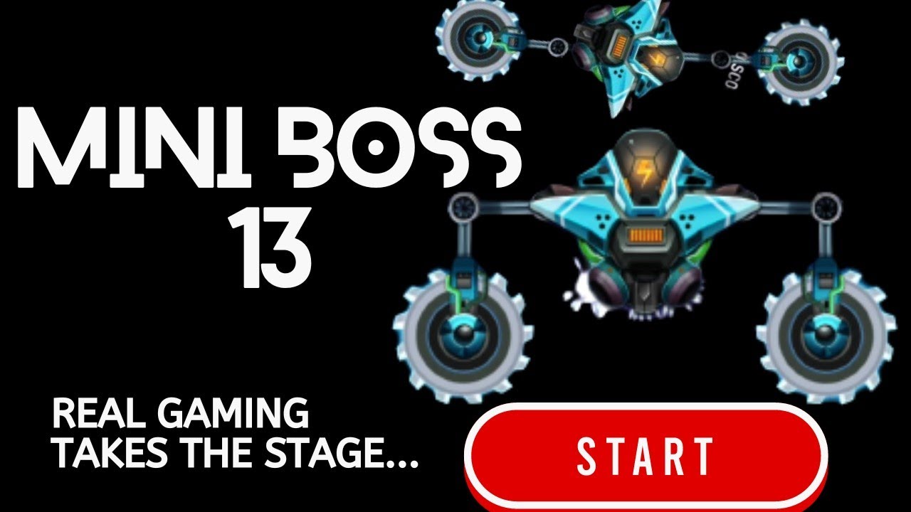 Defeat Mini Boss 13 2023 Professionally 😎 | DIRECT TUTORIALS 🚀🚀🚀| Space Shooter Galaxy Attack