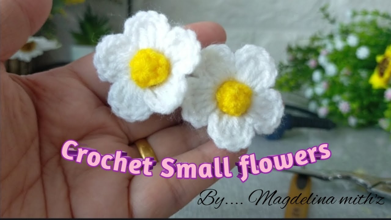 Crochet Small Flowers ~~ bunga kecik TBC