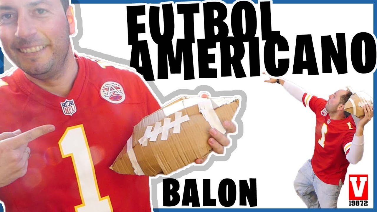 COMO HACER BALON DE FUTBOL AMERICANO | Craft con carton