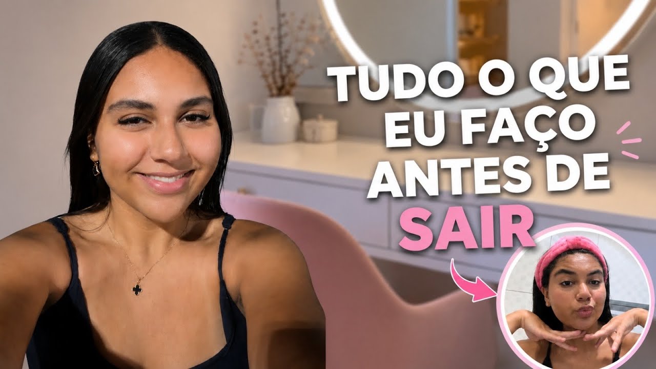 TUDO QUE EU FAÇO ANTES DE SAIR DE CASA: vlog da manhã |  *deu tempo?