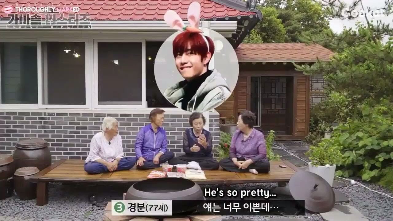 180725 Korean Gandma 's reaction to GOT7 MARK & MARK MEAL