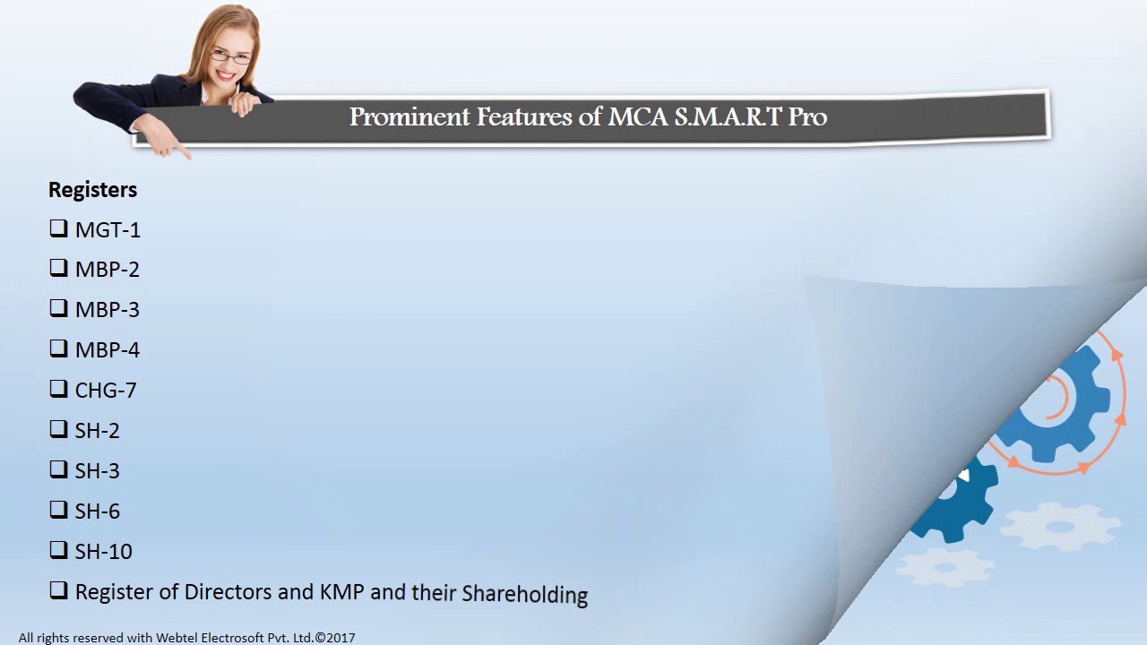 MCA S.M.A.R.T Pro | Simplified Management and Reporting Tool | MCA Filing Software