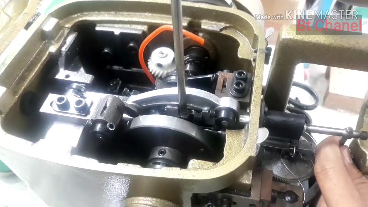 Sửa máy may giày da(canh chỉnh tầm máy khắc phục bỏ mũi)