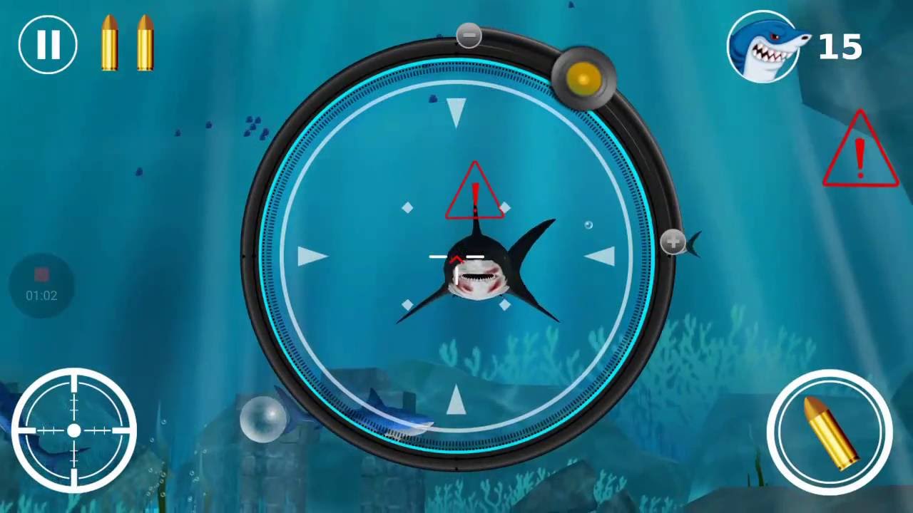Shark Hunting - Overview, Android GamePlay HD