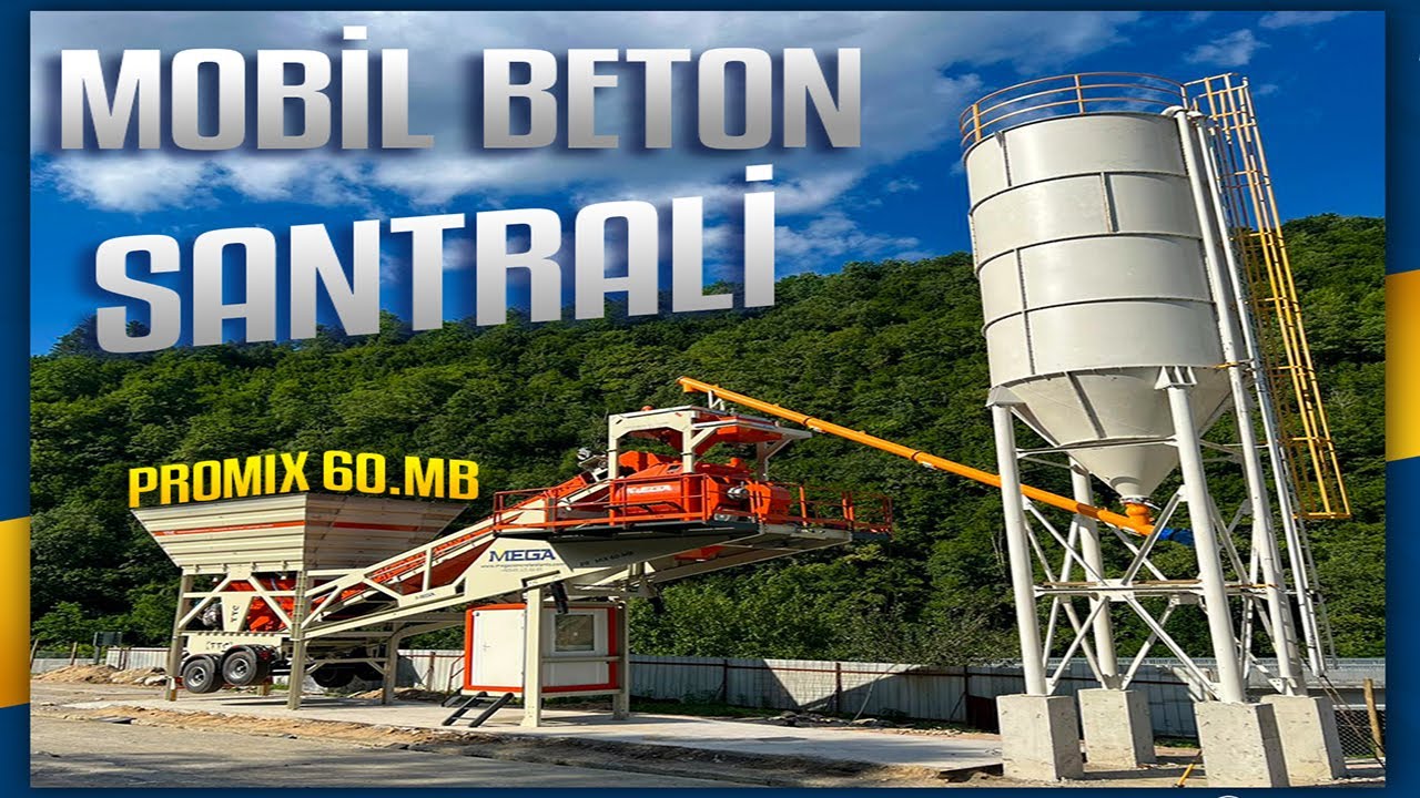 60 m³ Mobil Beton Santrali