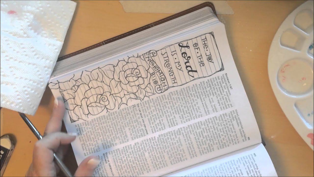 Bible Journaling - Acrylic Painting Pt. 1