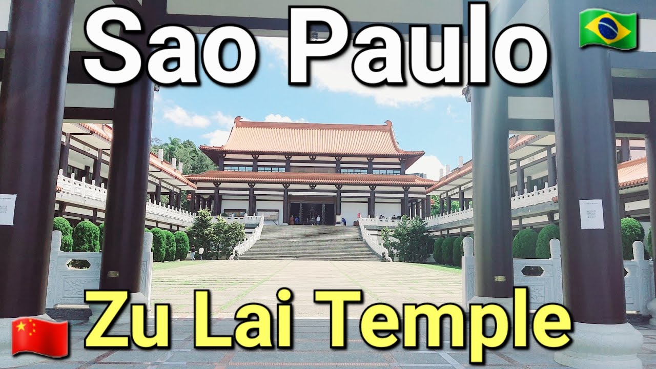 Sao Paulo - Brazil | Walking through Zu Lai Temple【4K】🇧🇷🇨🇳🏯🎬📹