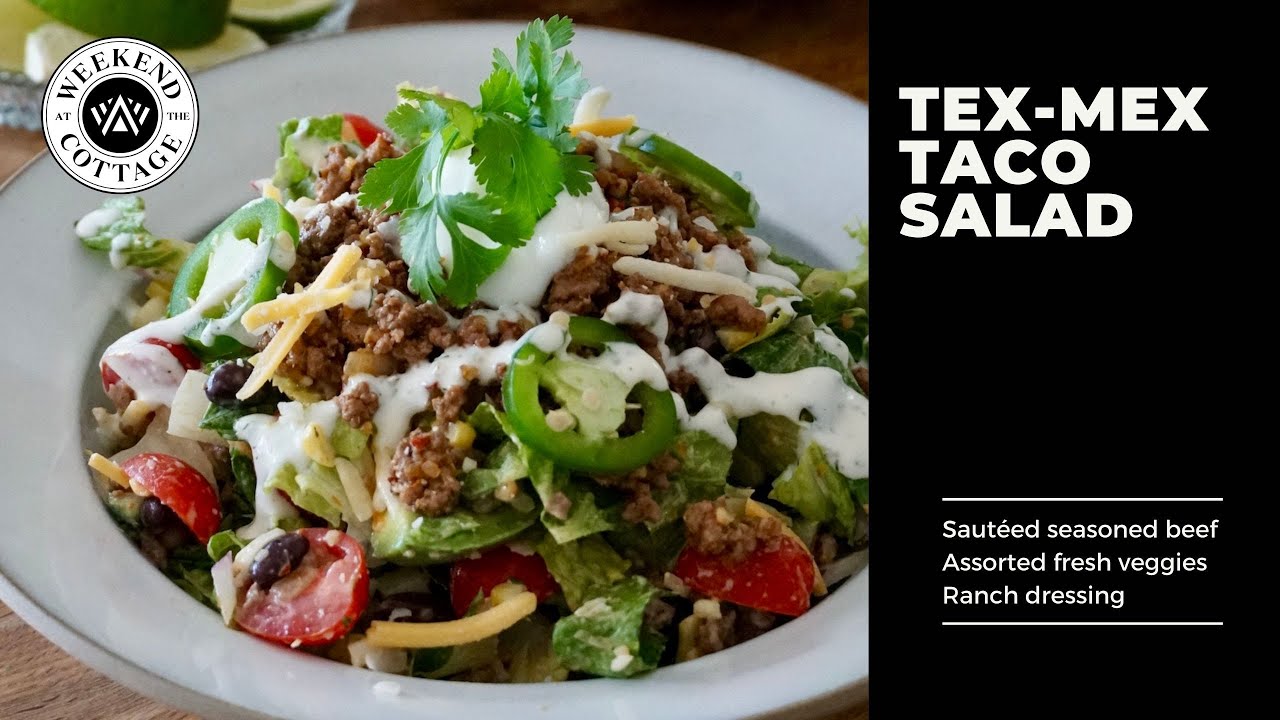 TEX-MEX TACO SALAD | Quick and easy!