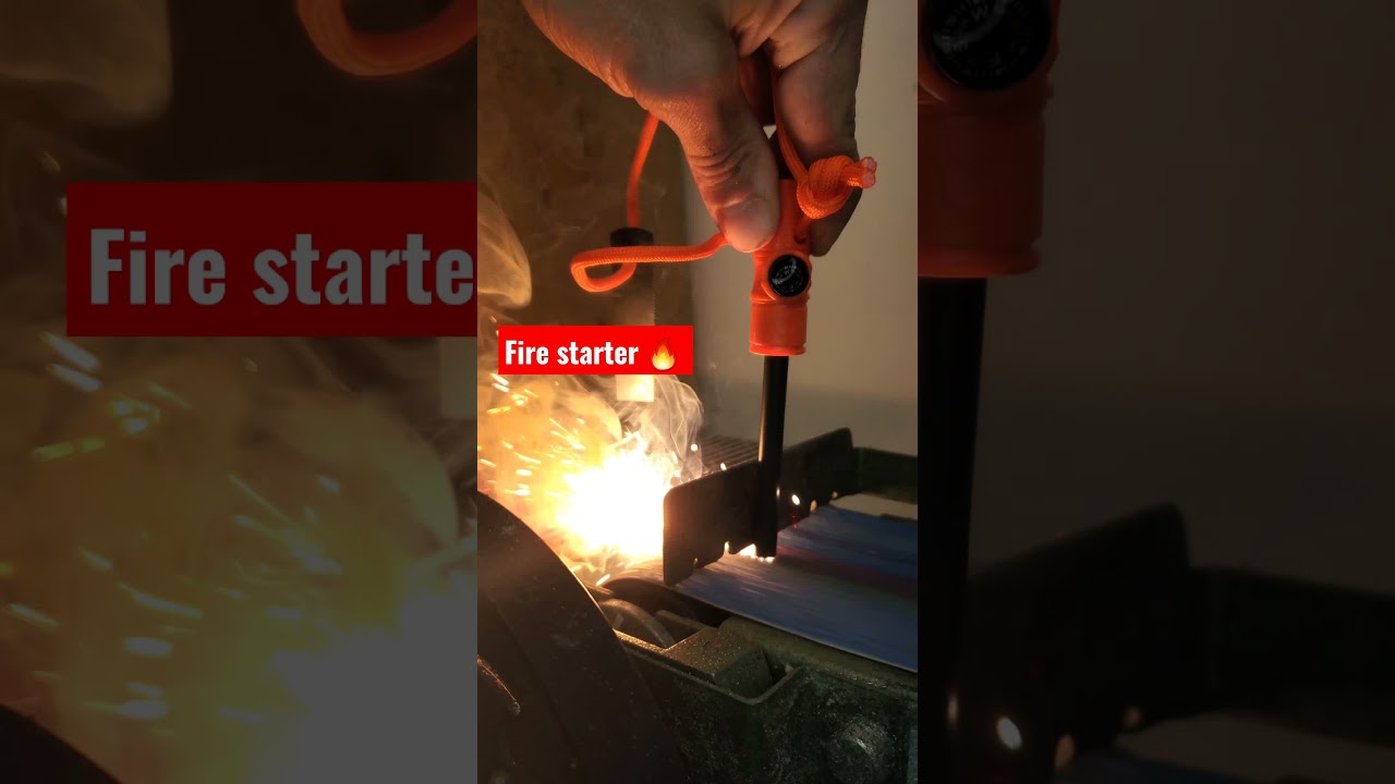 says sparks are 5,500 degrees. #hot #sparks #fire #firestarter #satisfying #sandingshit