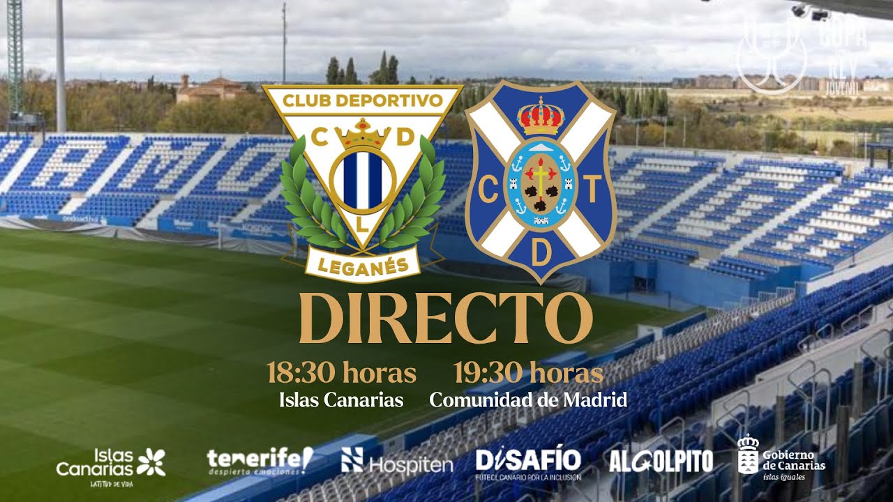 CanteraCDT I CD Leganés - CD Tenerife (28/1, 18:30 hora canaria) I Copa del Rey Juvenil
