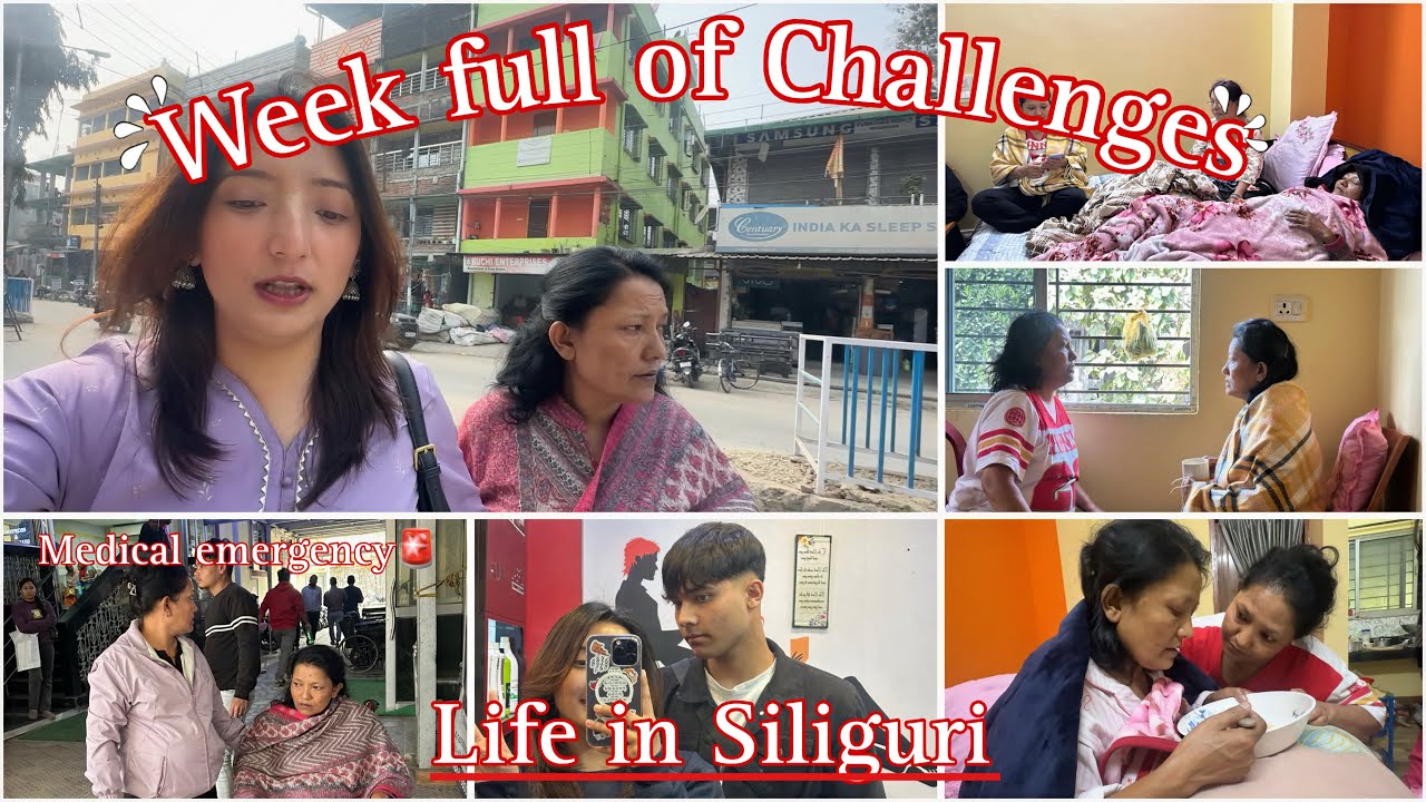 It was difficult for me to see Mom in that state😓Medical Emergency🚨Challenging😒Life in Siliguri❤️‍🩹
