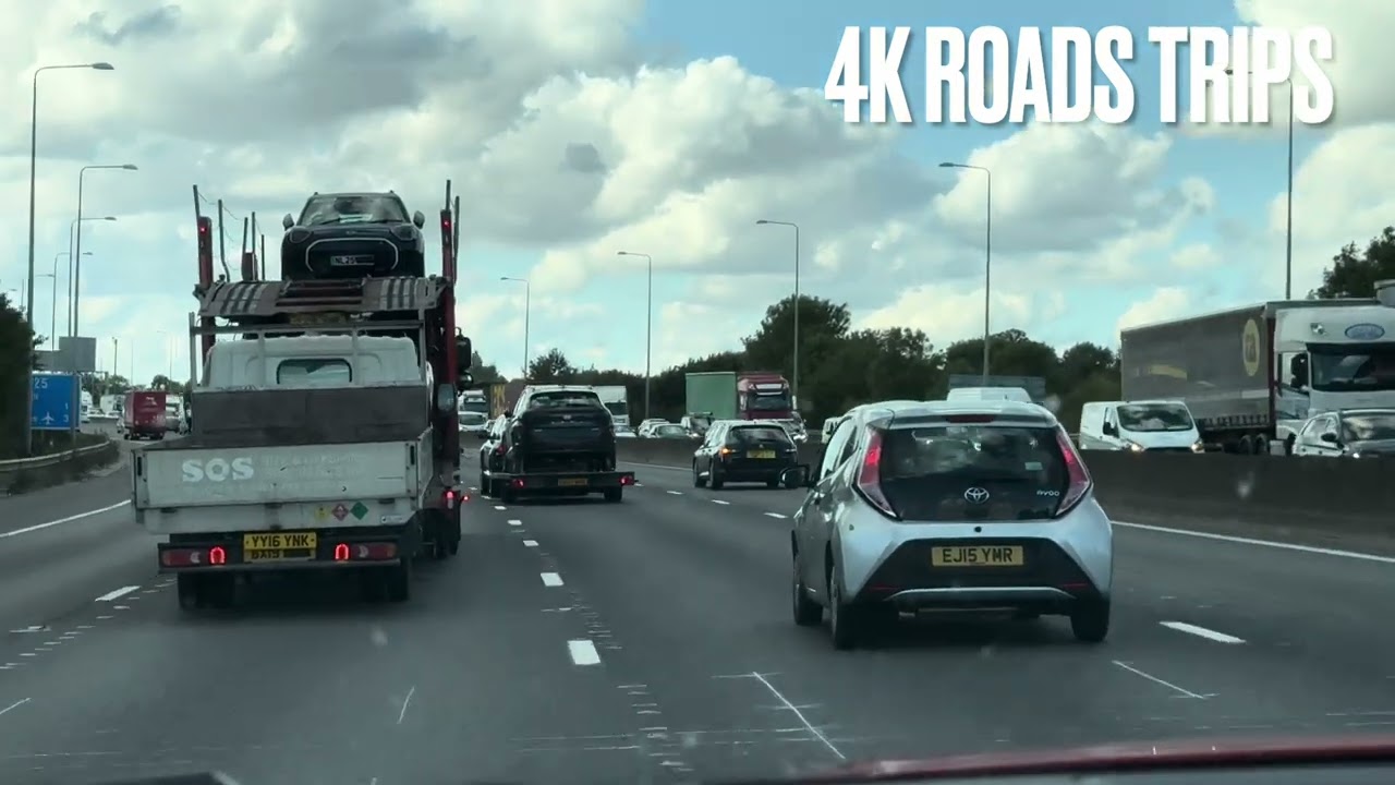 4K Roadtrips: UK Highways Driving 