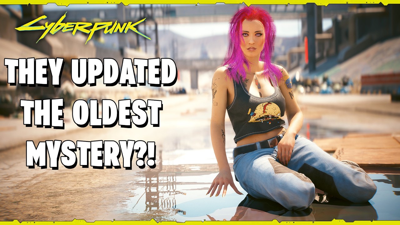 Самая старая загадка Cyberpunk 2077 получила обновление — никто этого не заметил.