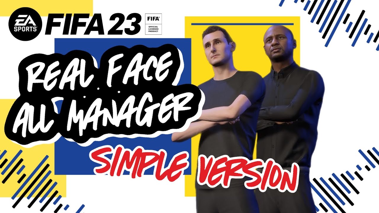 FIFA23【Real Face All Manager】Simple version