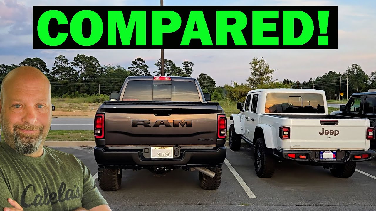 2025 Ram 2500 Power Wagon Compared To Jeep Gladiator Rubicon