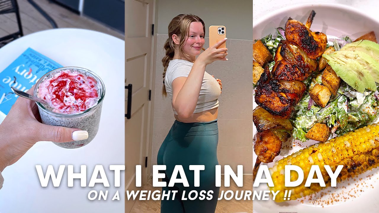 WHAT I EAT IN A DAY! Healthy + Non-Restrictive Meals for Weight Loss