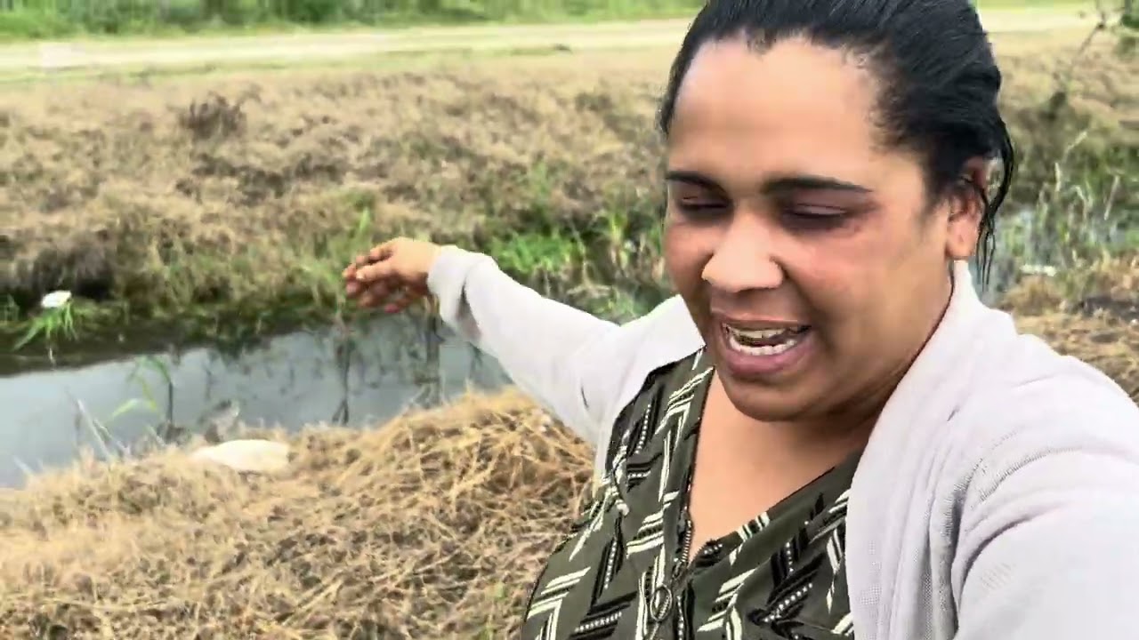 Mi marido limpió el charco 