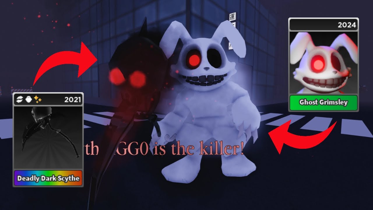 Ghost Grimsley + Deadly Dark Scythe Gameplay | Survive The Killer | Roblox