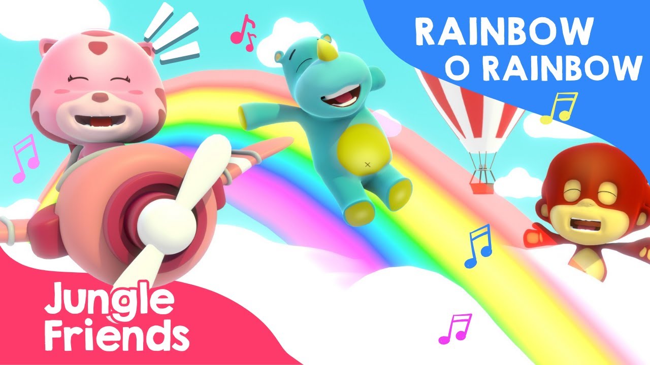 Rainbow O Rainbow - Jungle Friends Nursery Rhymes