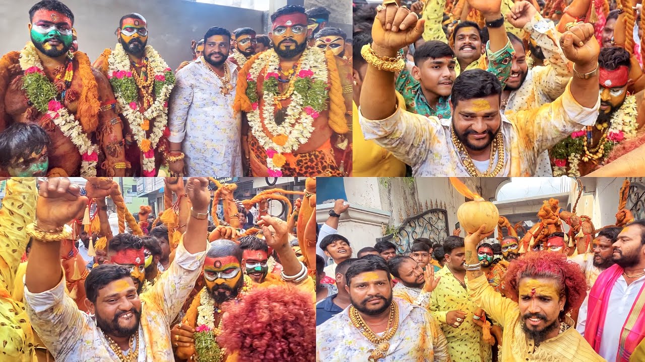 Golconda Badri Yadav Anna Bonalu Jatara 2023 | 100 Potharaju | Grand Celebration | Golconda Bonalu