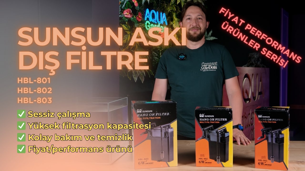 Sunsun HBL-801 Filtre İncelemesi ve Kurulumu | Betta Marketim