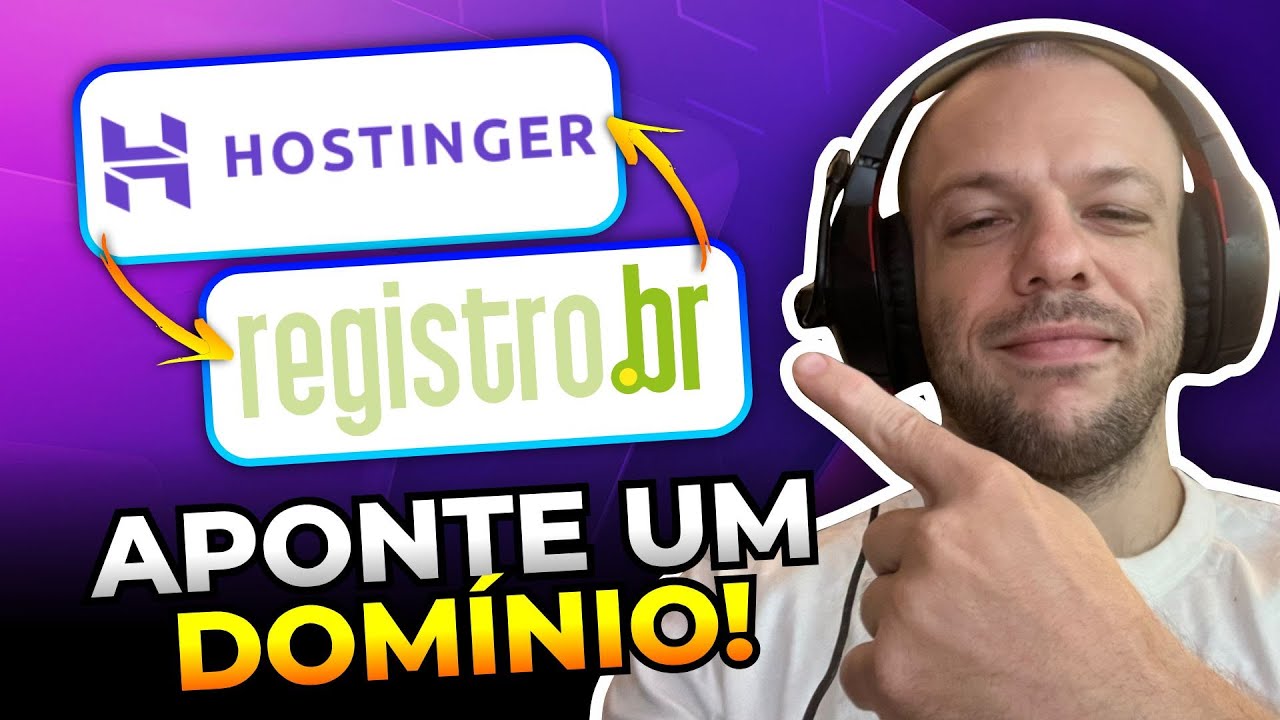 Como APONTAR o DOMÍNIO da REGISTRO BR para a HOSTINGER
