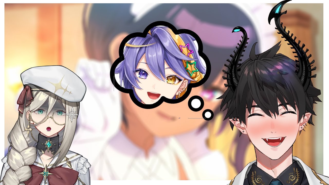 Ren is down bad to see Aster wear a maid outfit [ Nijisanji EN ]