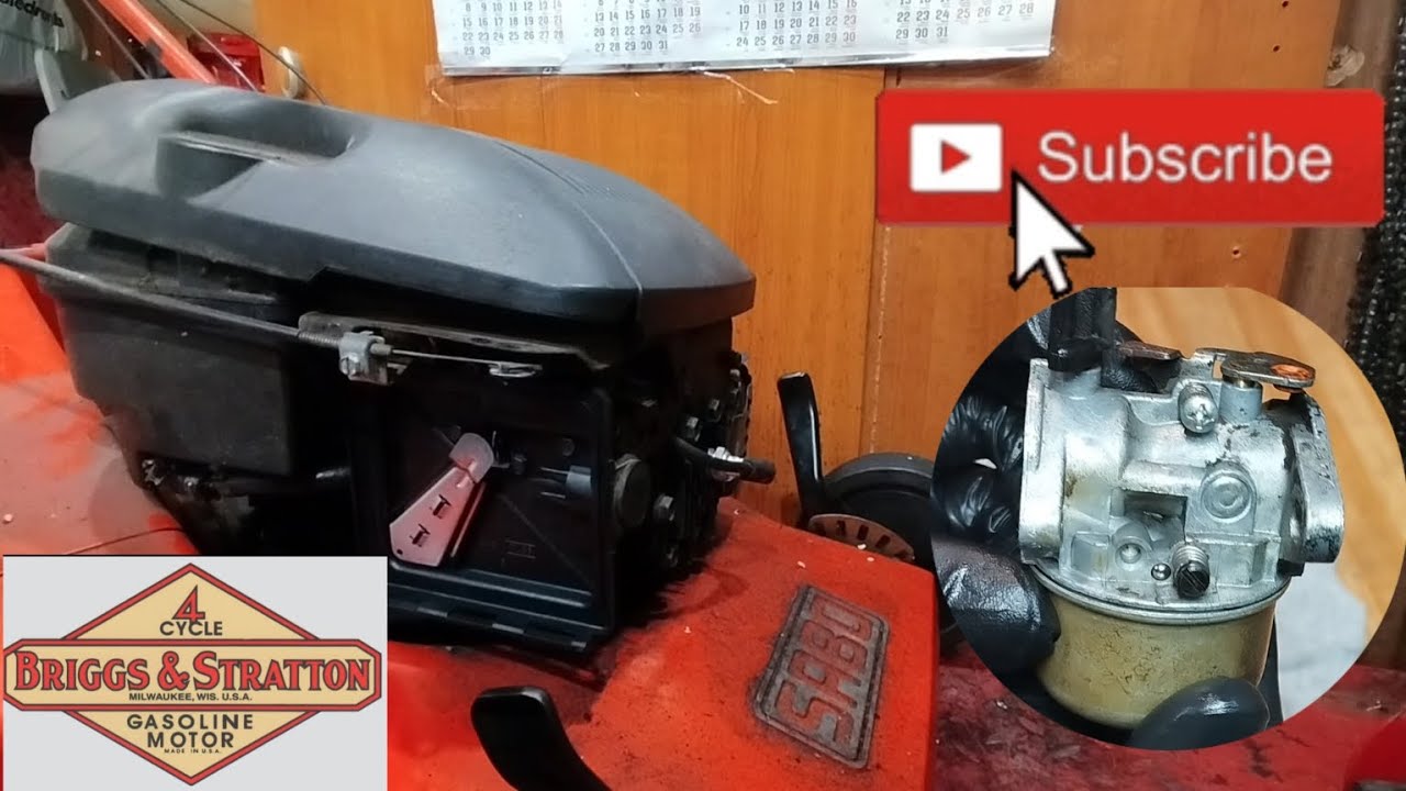 Kosiarka briggs & stratton Demontaż/Montaż Gaźnika quantum