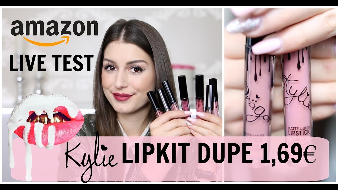 AMAZON LIVE TEST: Kylie Jenner Lipkit Dupes für 1,69€ !!!!! l Sara Desideria