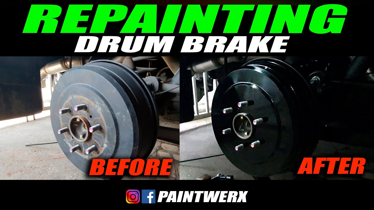 REPAINTING DRUM BRAKE  | NISSAN NAVARA