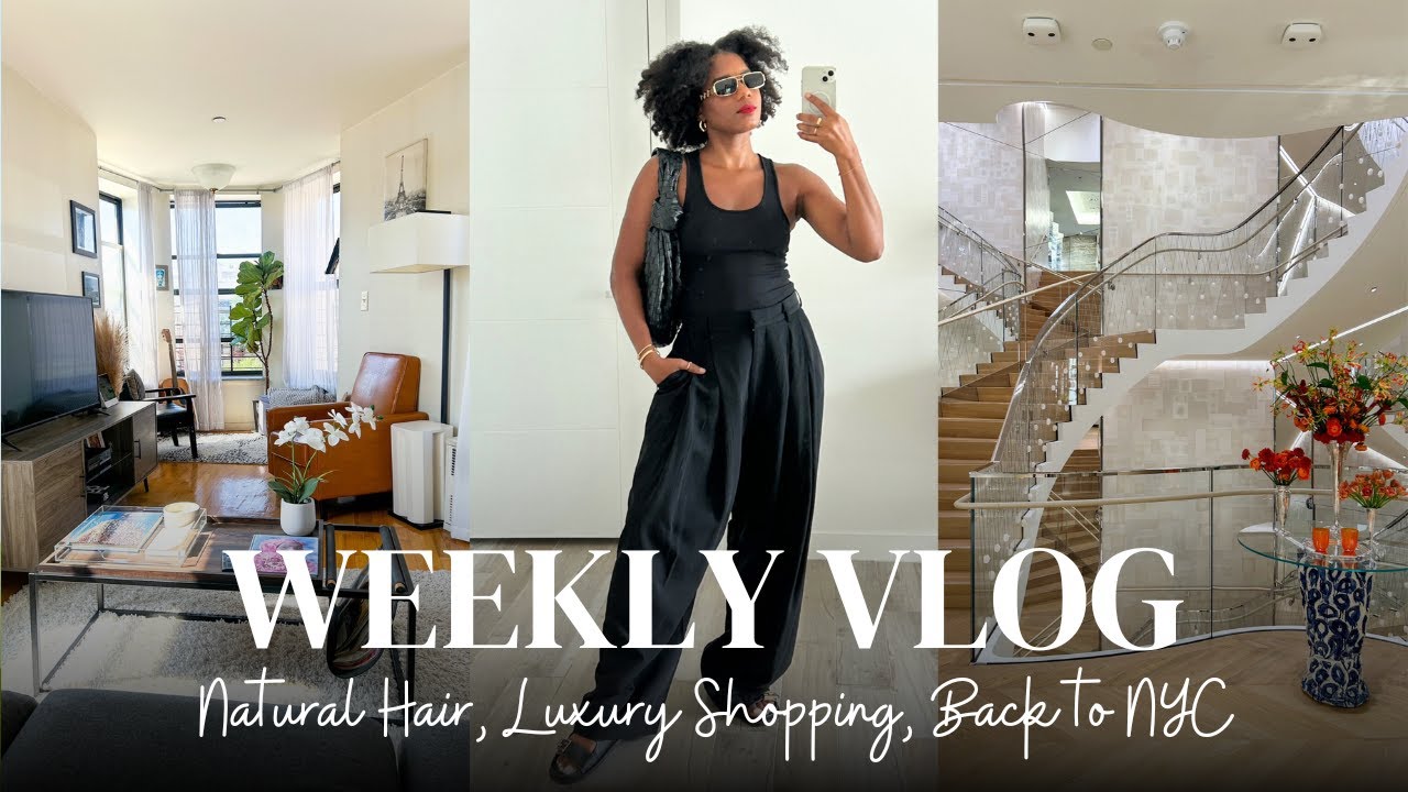 MIAMI ✈️ NYC WEEKLY VLOG! Luxury Shopping for Fashion Week, New Hairstyle & Cooking | MONROE STEELE