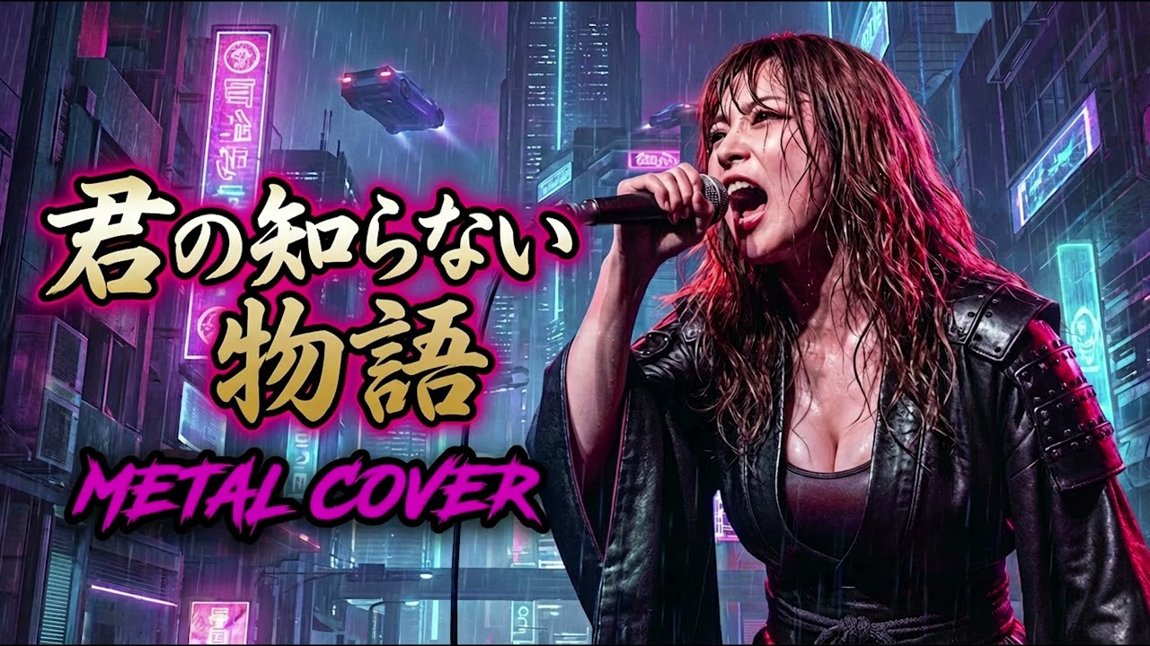 もしも【君の知らない物語】が西暦2077年のサイバーパンクだったら？！ Modern Metal Cover