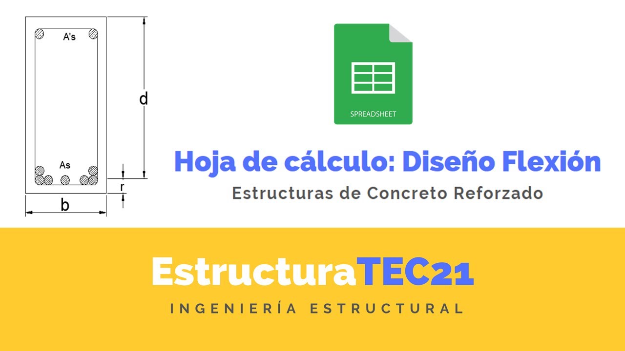 Hoja de Cálculo: Diseño por Flexión de Vigas