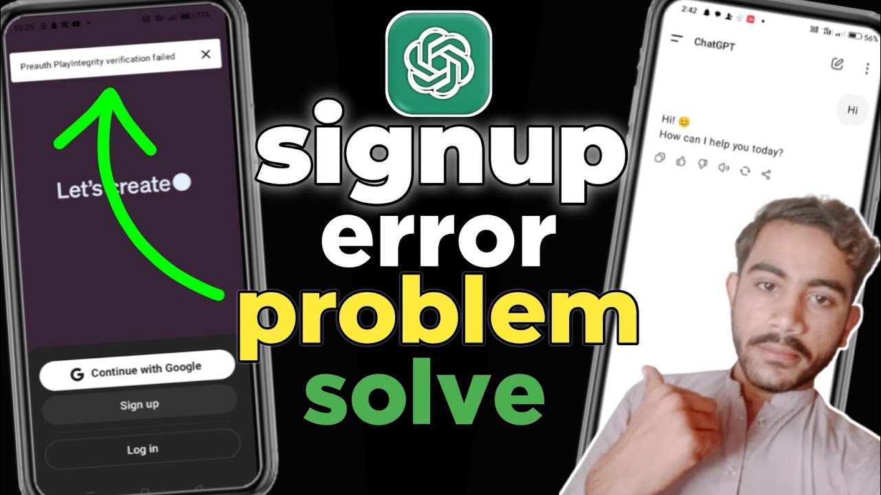 Chatgpt signup problem solve 2025/Preauth Play Integrity Verification Failed/#chatgpt