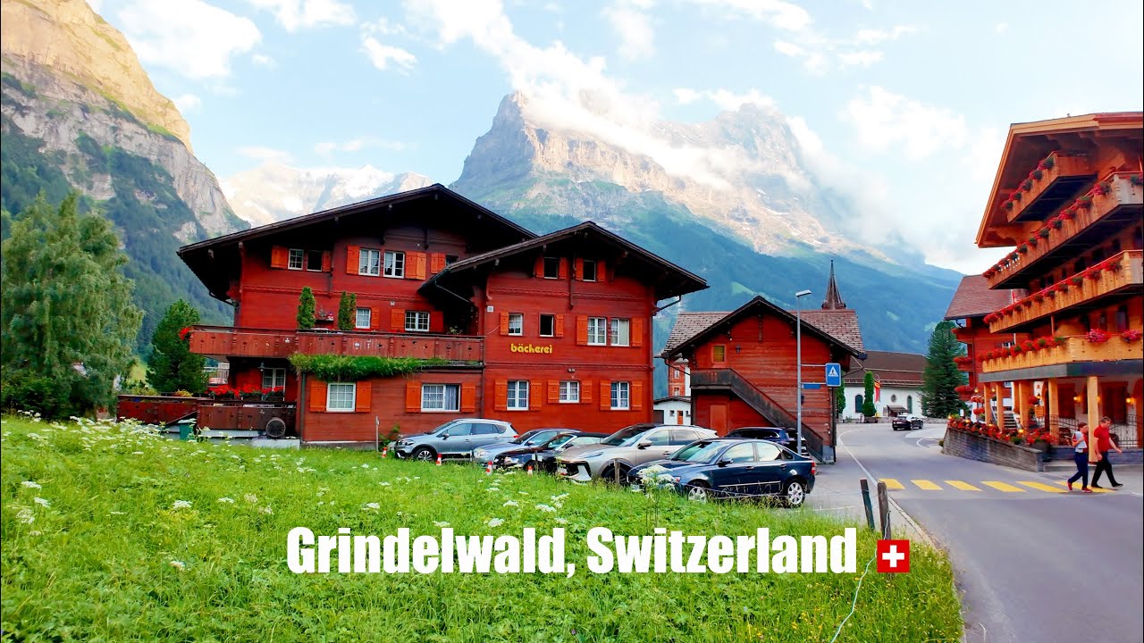 🇨🇭 Grindelwald Summer Walking Tour | Stunning Alpine Village 