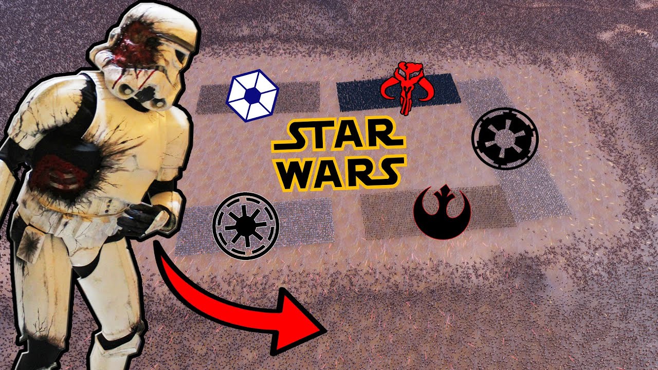 ALL Star Wars Armies Swarmed by ZOMBIES! - UEBS: Star Wars Mods