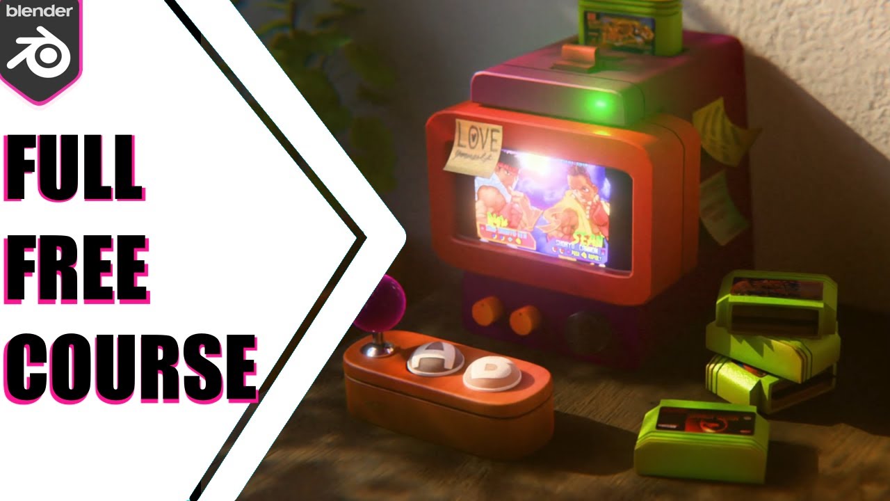 THE ULTIMATE Full Blender Course for beginners - From Zero To Hero