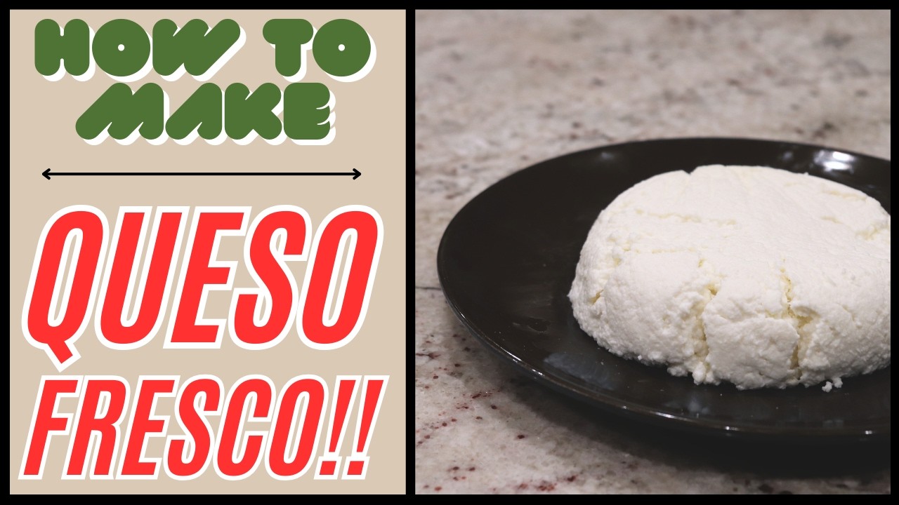 How to Make Queso Fresco with Only 2 Ingredients | Beginner Friendly