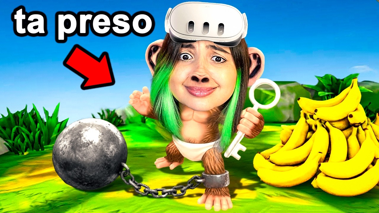 VIREI UM MACACO POR 15 MINUTOS MAS... EM REALIDADE VIRTUAL.