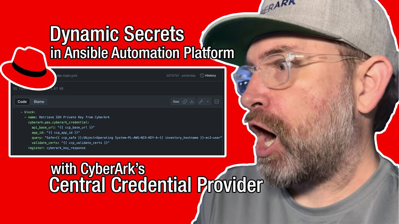 Dynamic Secrets in Ansible Automation Platform with CyberArk's Central Credential Provider