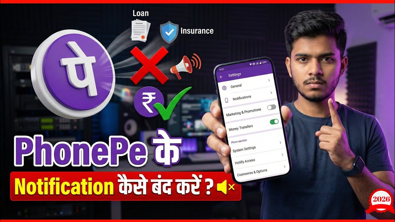 How to turn off Phonepe notifications in 2026