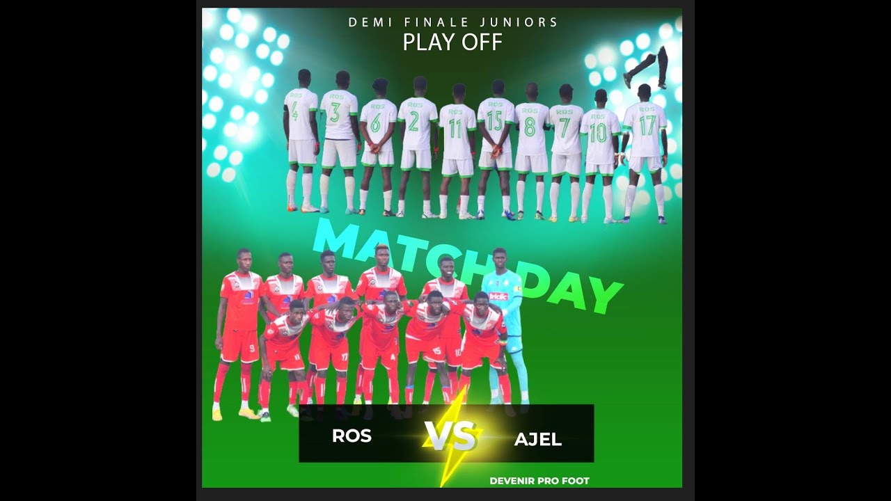 PLAY OFF DEMI FINALE (JUNIORS): ROS 0-0 AJEL